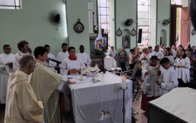 Dia da Natividade de São João Batista reúne fiéis com missa solene, cultura e procissão no bairro do Sancho
